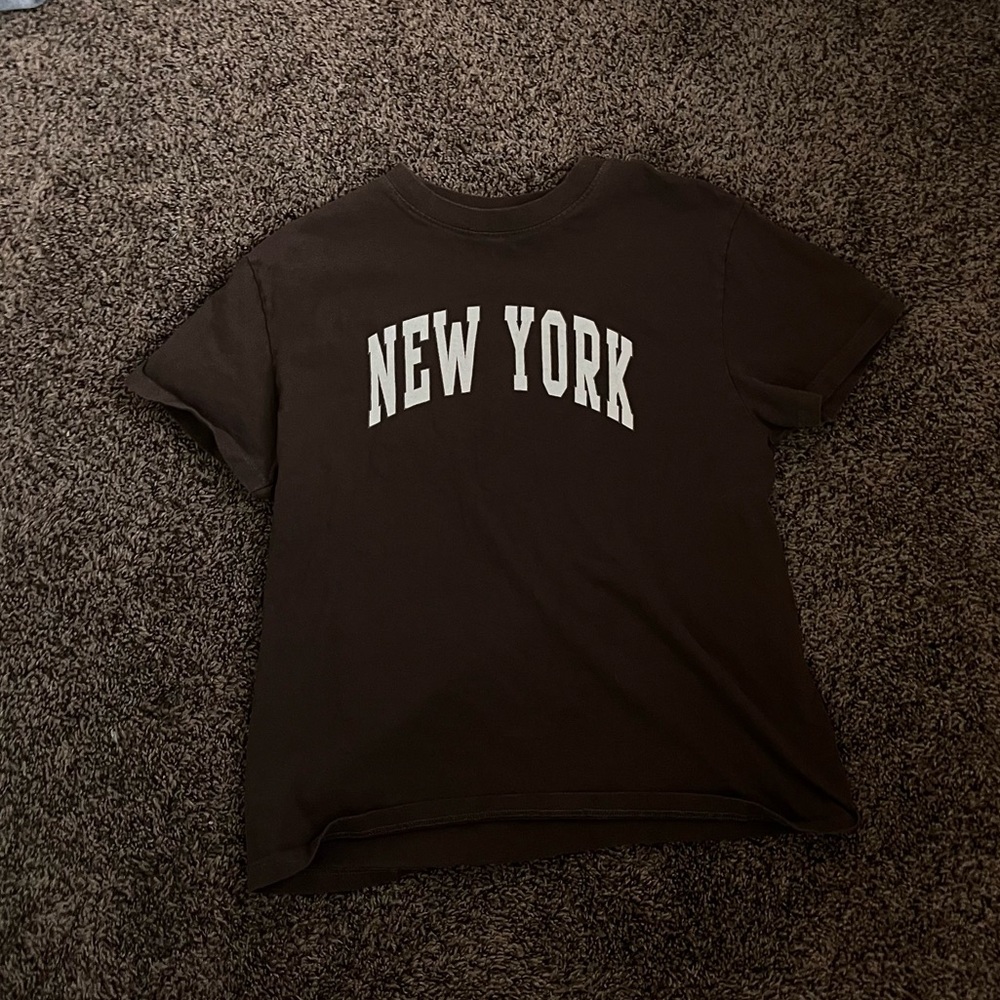 John Galt Brandy Melville medium brown tee one size